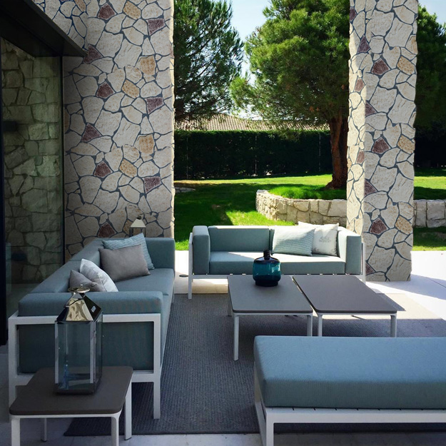 Natural stone gravel series case